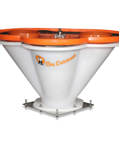 Funnel f/feed components triple w/pneum. locking cone